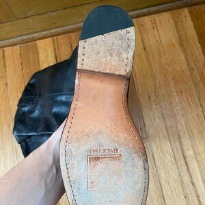 Black Leather Frye Boots 8.5